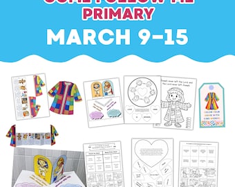 Come Follow Me 2026  Primary Lesson Activities (March 9-15) (Printable)