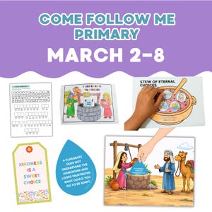 Komm, Folge mir Grundschul-Unterrichtsplan und Aktivitätspaket März 08 | Altes Testament CFM 2026 (Printable)