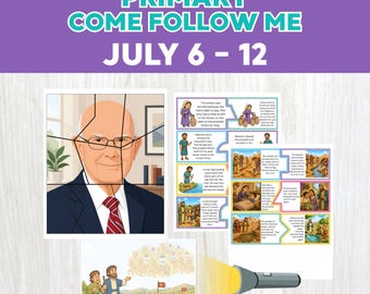 Actividades para la lección de Primaria de Ven, Sígueme 2026, 12 de julio (Imprimible)