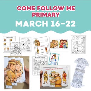 Activités de la leçon pour le primaire Viens, suis-moi 2026 (16-22 mars) (imprimable)