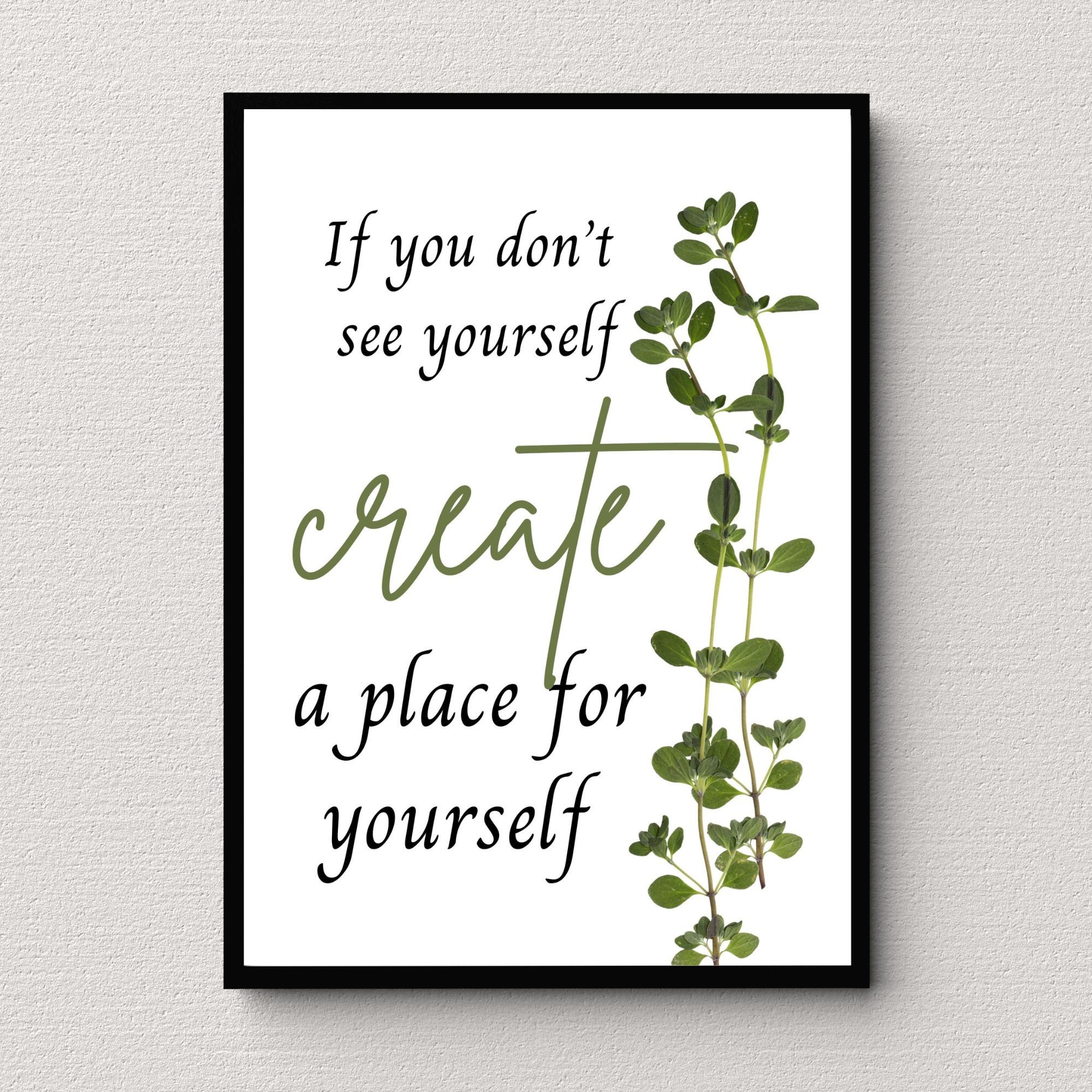 Printable Motivational Wall Art Inspirational Quote for Entrepreneur Digital Quote Poster for ...