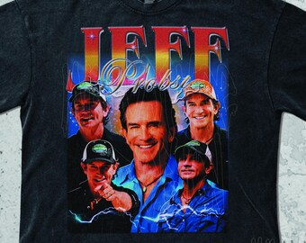 Camiseta vintage de Jeff Probst, sudadera de Jeff Probst, camisetas gráficas retro de los 90, camiseta de supervivencia retro de los 2000, diseño estético Y2K para fans