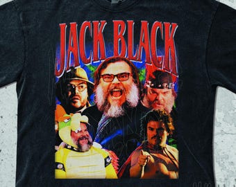 Jack Black Vintage Shirt, Jack Black Sweatshirt Retro 90s Graphic Tees, 2000s Throwback Movie Action Tee, Y2k Aesthetic Dsign For Fans