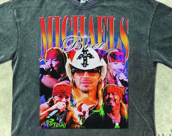 Bret Michaells Vintage Shirt, Brets Michaells Sweatshirt Retro 90s Graphic Tees, 2000s Throwback Concert Tee, Aesthetic Tour Dsign For Fans