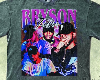 Bryson Tiller Vintage Shirt, Bryson Tiller Sweatshirt Retro 90s Graphic Tees, 2000s Throwback Concert Tee, Y2k Aesthetic Dsign For Fans