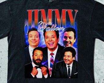 Jimmy Fallon Vintage Shirt, Jimmy Fallon Sweatshirt Retro 90s Graphic Tees, 2000s Throwback Presenter Tee, Y2k Comedy Aesthetic Dsign Shirt