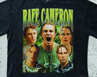 Camiseta vintage de Rafe Cameron (edición limitada), sudadera de Rafe Cameron, camisetas gráficas retro de los 90, camiseta de película retro de los 2000, diseño estético Y2K para fans.