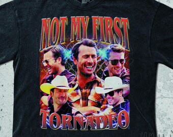 Camiseta vintage de Glen Powell, sudadera con citas de Powell, camiseta gráfica retro, camiseta de la película Twisters de los años 2000, diseño de memes estéticos Y2K para fans