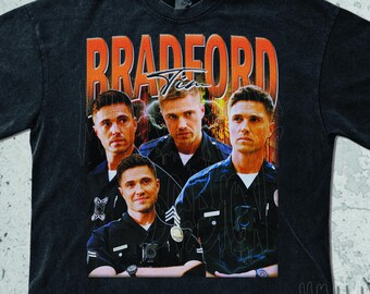 Camiseta vintage de Tim Bradford, sudadera de policía, camisetas gráficas retro de los 90, camiseta de película de los 2000, diseño estético Y2K para fans.