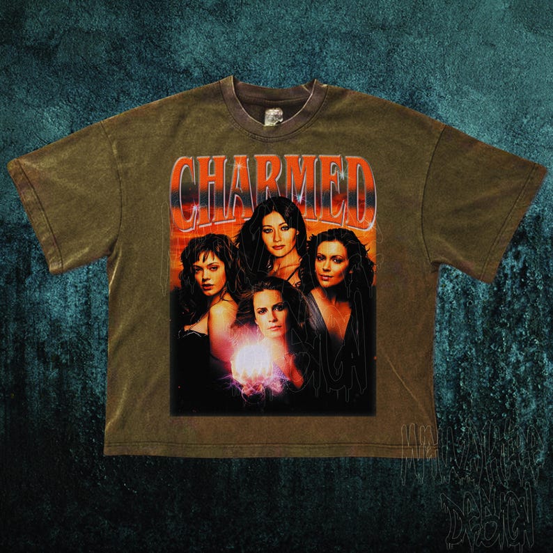 Charmed Lettering Charmed Vintage Shirt, Charmed Sweatshirt Retro 90s Graphic Tees, 2000s ...