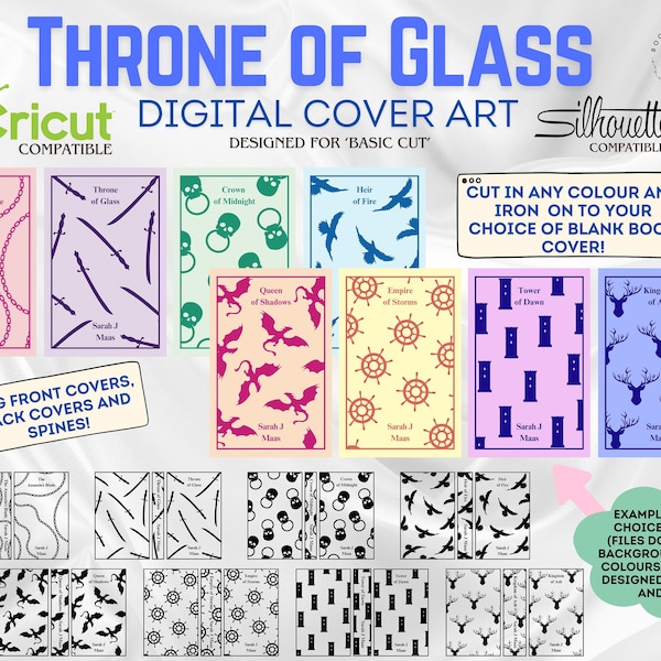 Throne of Glass Bookbinding Cover Etsy