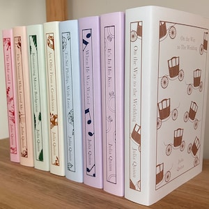 Printable BRIDGERTON Dust Jackets Set, For Mass Market Paperback, Digital Download,  8-Book Bundle, Penguin Clothbound Classics Inspired
