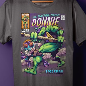 Vintage style Ninja Turtles Tshirt / 80s / 90s / Pizza / Cartoon / Comics
