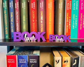 Book Lover Bookshelf Decor Book Lover Gift 3D Printed Reading Nook Decor Bookish Shelf Accent Sign