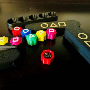 Korean Gonggi Jacks Game Set Traditional Korean jacks mini-game Real weight Korean Gonggi Stones Portable