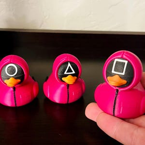 Duck Games Fan Art | 3D Printed Collectible Ducks | Unique Decor | Fun Show Gift for Fans