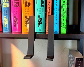 Floating Book Display Stand, Hidden Bookshelf Book Holder, Front Facing Book Stand, Bookshelf Decor, Book Lover Gift