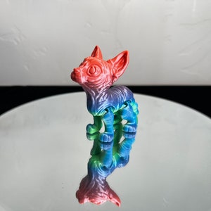 Articulated Sphynx Cat - 3D Printed Poseable Cat, Unique Sphynx Figurine, Customizable Cat Toy, Collectible Pet Gift