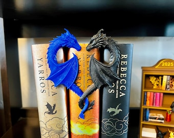 Dragon Heart Bookshelf Decor 3D Printed Bookshelf Decor Book Topper book insert, Fantasy Shelf Decor
