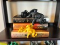 Sleeping Bookshelf Dragon – Adorable 3D Printed Dragon Decor, Fantasy Shelf Ornament, Unique Gift, Custom Colors Available
