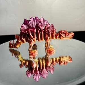 Stegosaurus Jurassic Skeleton Articulated 3D Printed Collectible Sculpture
