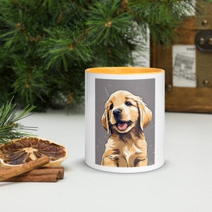 Pet Puppy Dog #1026 | Mug with Color Inside | 11 oz | Perfect Gift, Birthday Present