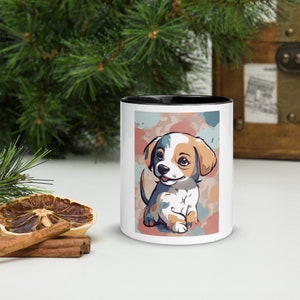 Pet Puppy Dog #1034 | Mug with Color Inside | 11 oz | Perfect Gift, Birthday Present