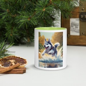 Pet Puppy Dog #1065 | Mug with Color Inside | 11 oz | Perfect Gift, Birthday Present