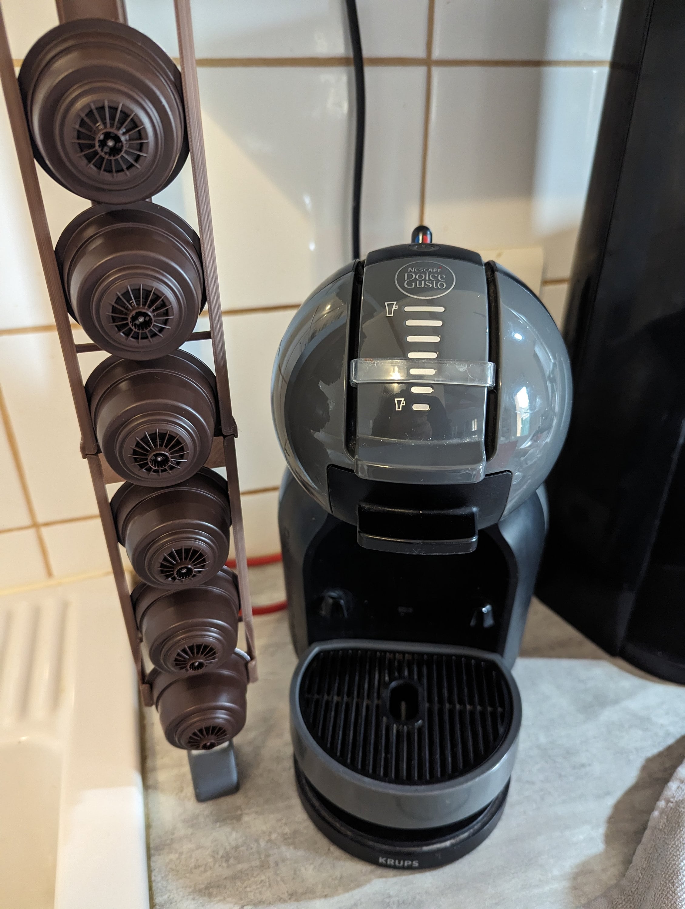 Coffee Pod Holder Nescafe Dolce Gusto Capsules Wall Mount With Screws or Double Sided Tape Etsy