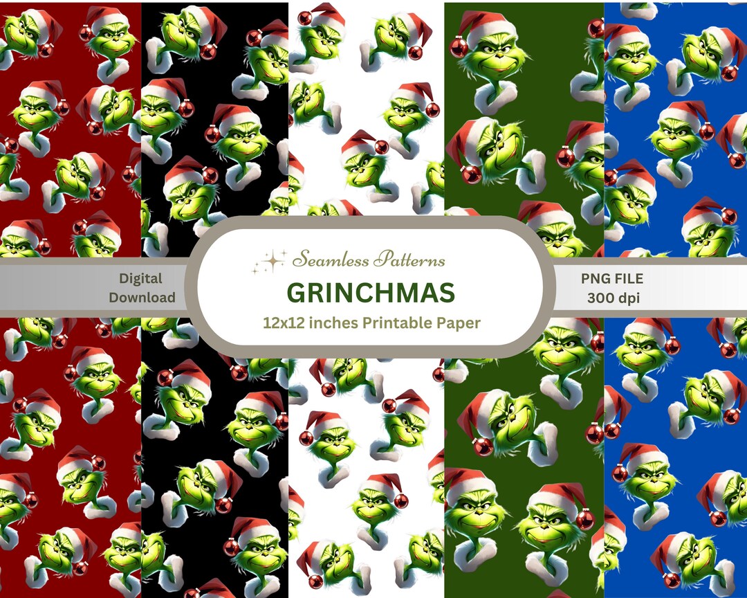 GRINCH, Whimsical, Christmas, Holiday, Xmas, Backdrop, Background ...