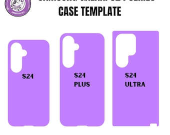 Samsung Galaxy S24 Case Template Bundle: Cricut & Silhouette Dateien (Digitaler Download