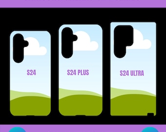 Samsung Galaxy S24 Hülle Canva Template: Bearbeitbares Design (Digitaler Download