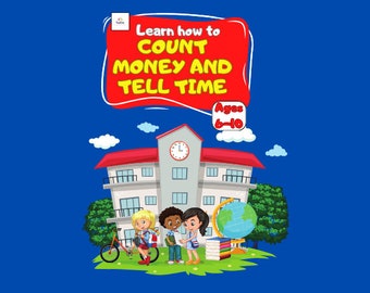 Math Worksheet Bundle: Telling Time, Counting Coins (Instant Digital Download)