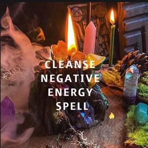 Chakra and Aura Spell, Reject Negative Energy Spell, Banish Hex Spell, Reject And Banish Spell Curse Bad Luck