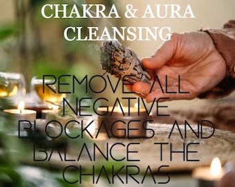 Chakra and Aura Cleansing Ritual, Energy Balancing and Purification
