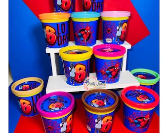 Recuerdos de fiesta personalizados de Play-Doh