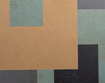 Sintered Quartz Wall Art: Modern Stone Design on Steel Frame