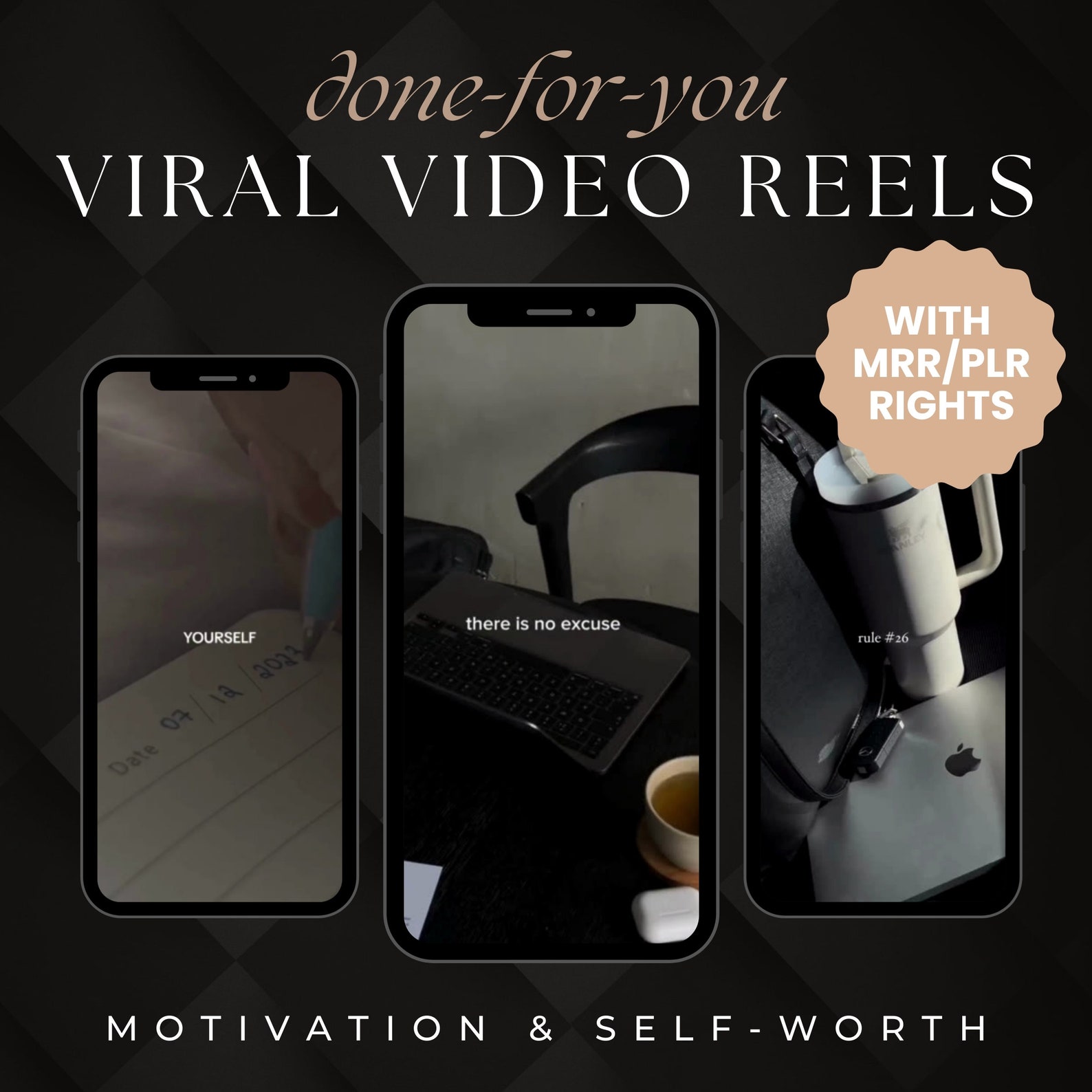 Instagram Video Reels MRR Master Resell Rights Faceless Reels Template ...