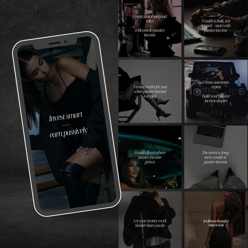 MRR PLR Instagram Posts Template Instagram Quotes Resell Rights Digital ...