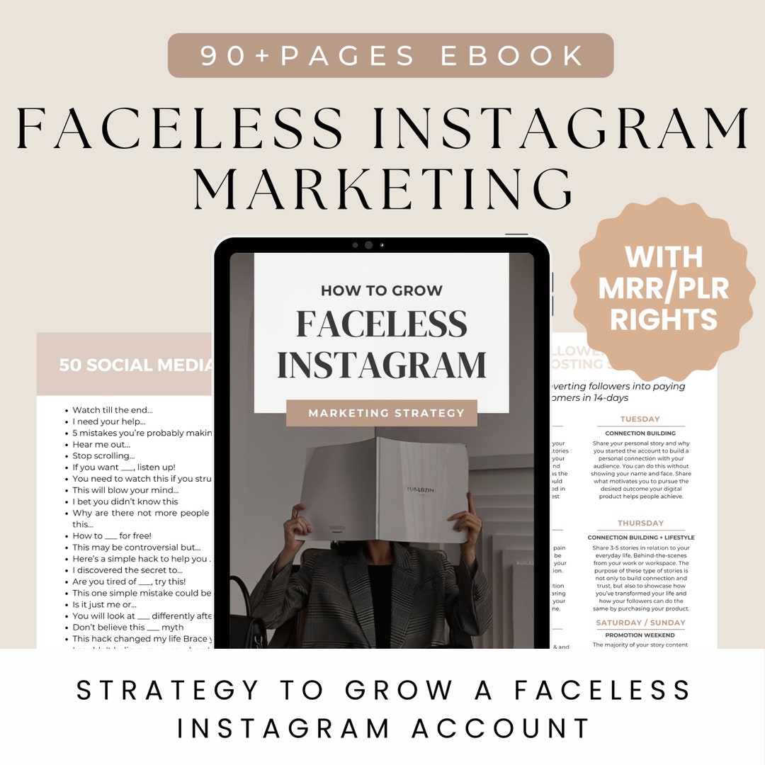 PLR Ebook PLR Digital Product Master Resell Rights Faceless Digital ...