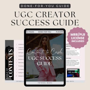 PLR Ebook Plr Digital Product Master Resell Rights Ebook Canva Digital Marketing PLR Templates Sell as your own UGC creator Passive income