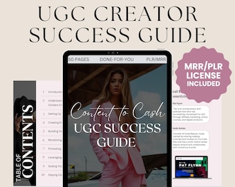 PLR Ebook Plr Digital Product Master Resell Rights Ebook Canva Digital Marketing PLR Templates Sell as your own UGC creator Passive income