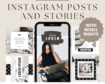 PLR Bundle Resell Rights Digital Product instagram Templates Private Label Rights Product PLR Digital Product Digital Marketing PLR Template