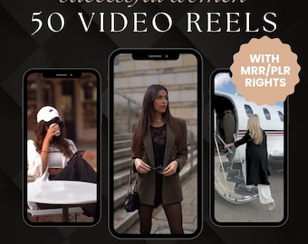 Instagram Video Reels MRR Master Resell Rights Success Video Reels Canva PLR Template Aesthetic Instagram Video Reel MRR Digital Marketing