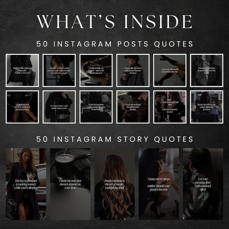 Payment Quote Example MRR PLR Instagram Posts Template Instagram Quotes Resell Rights Digital ...