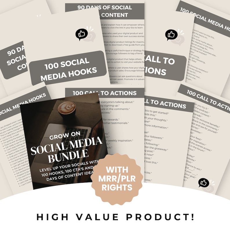 PLR Ebook PLR Digital Product Master Resell Rights Social Media Guide ...