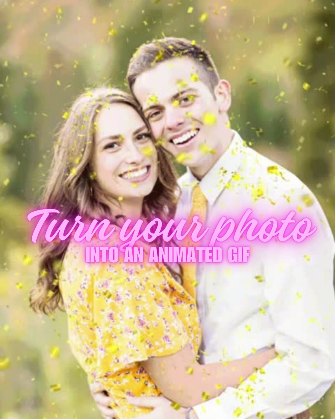 Custom animation gift portrait from photo custom digital etsy