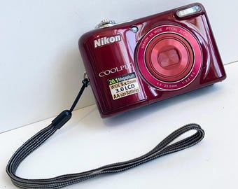 Pink Nikon 1 J2 Digital Camera Mirrorless + Nikkor 30-110MM Lens