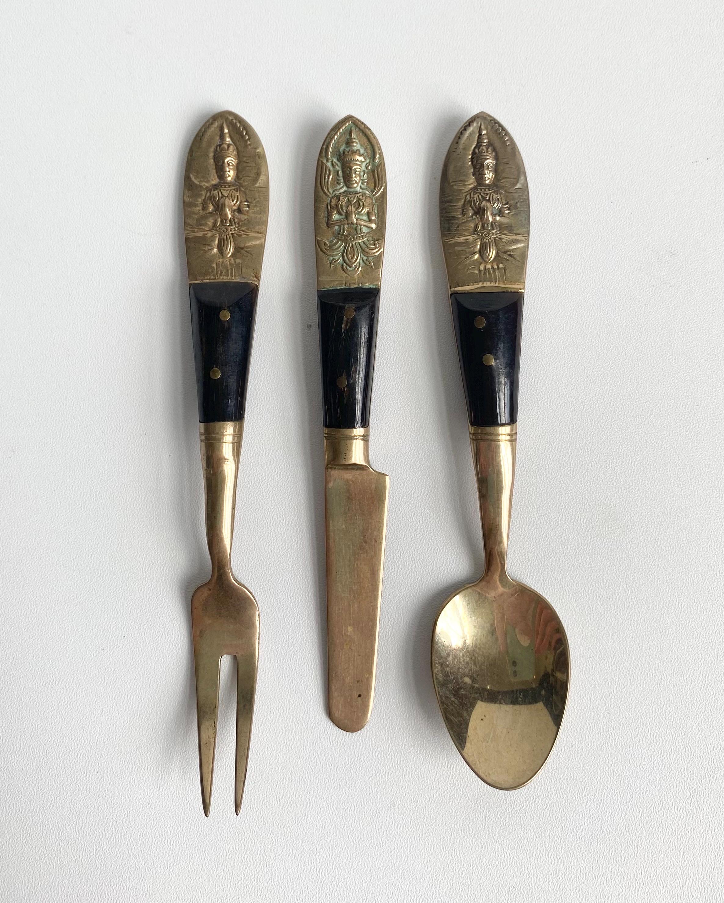 Thai Brass Flatware - Etsy