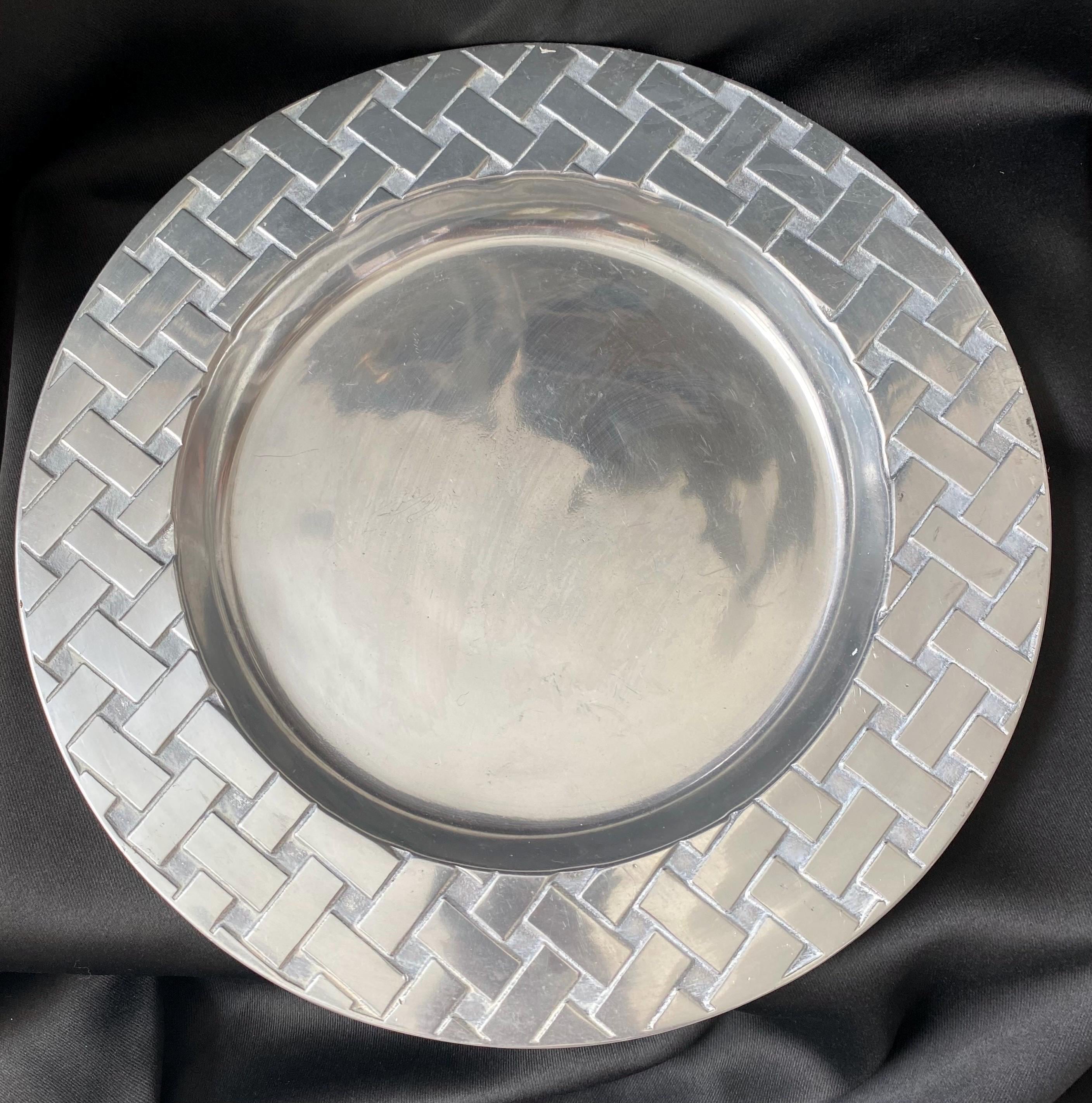 ヴィンテージ】ウィルトン ピュータープレート2枚 デッドストック USA